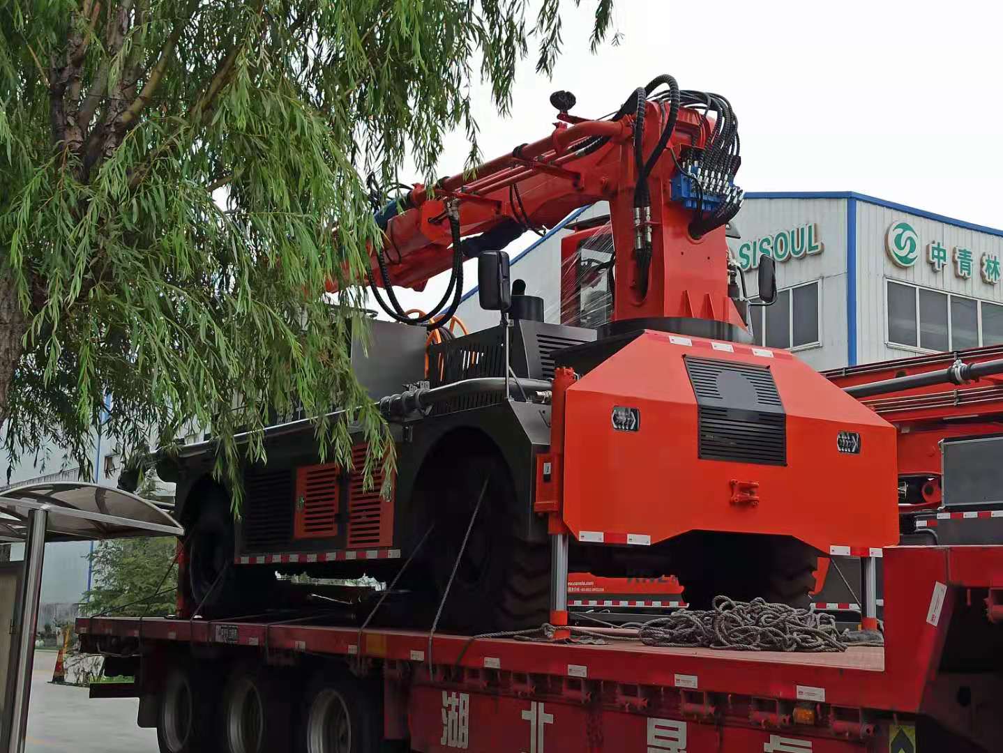 混凝土泵 湿喷台车 青科重工