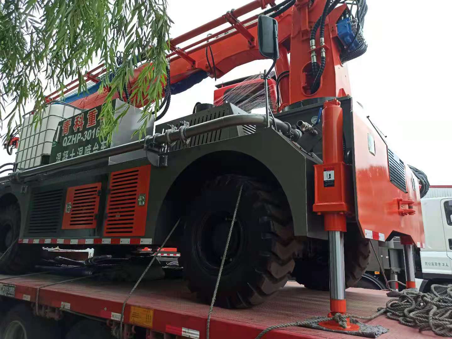混凝土泵 湿喷台车 青科重工