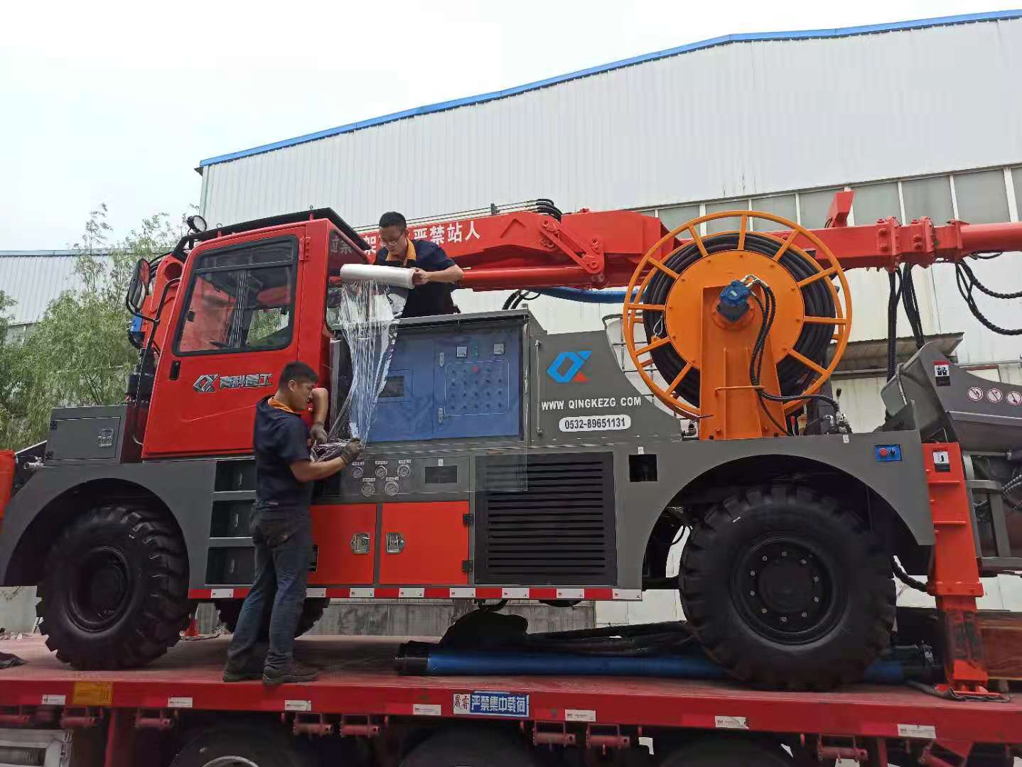 混凝土泵 湿喷台车 青科重工