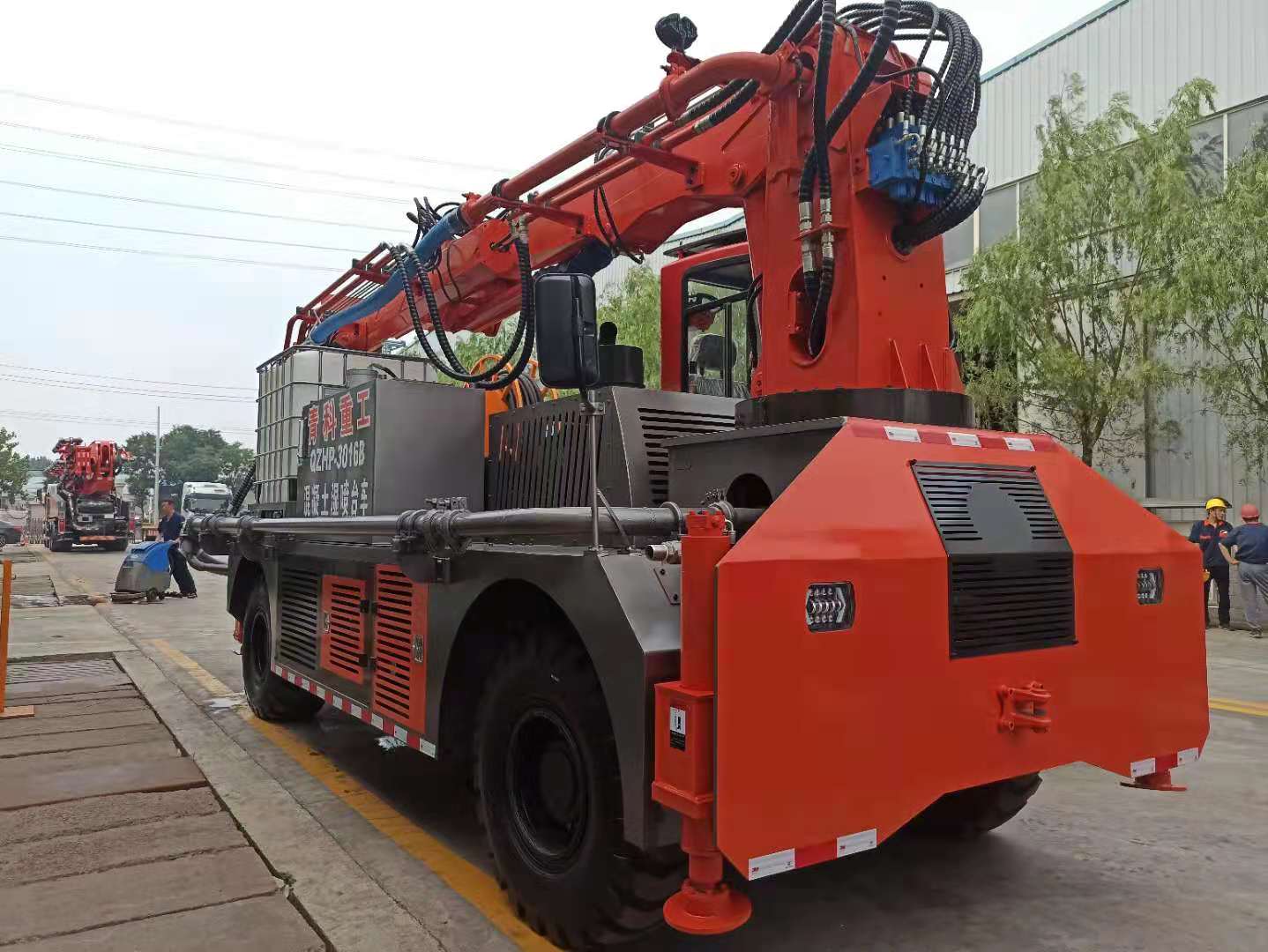 混凝土泵 青科重工 湿喷台车