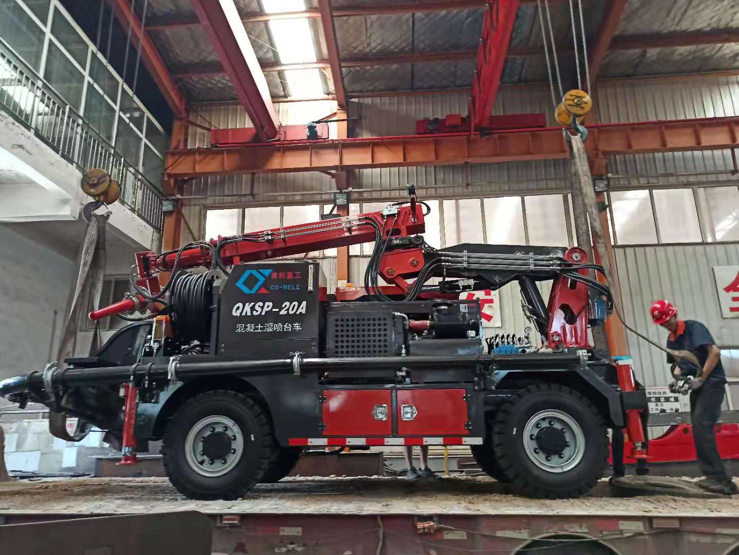 混凝土泵 青科重工 湿喷台车