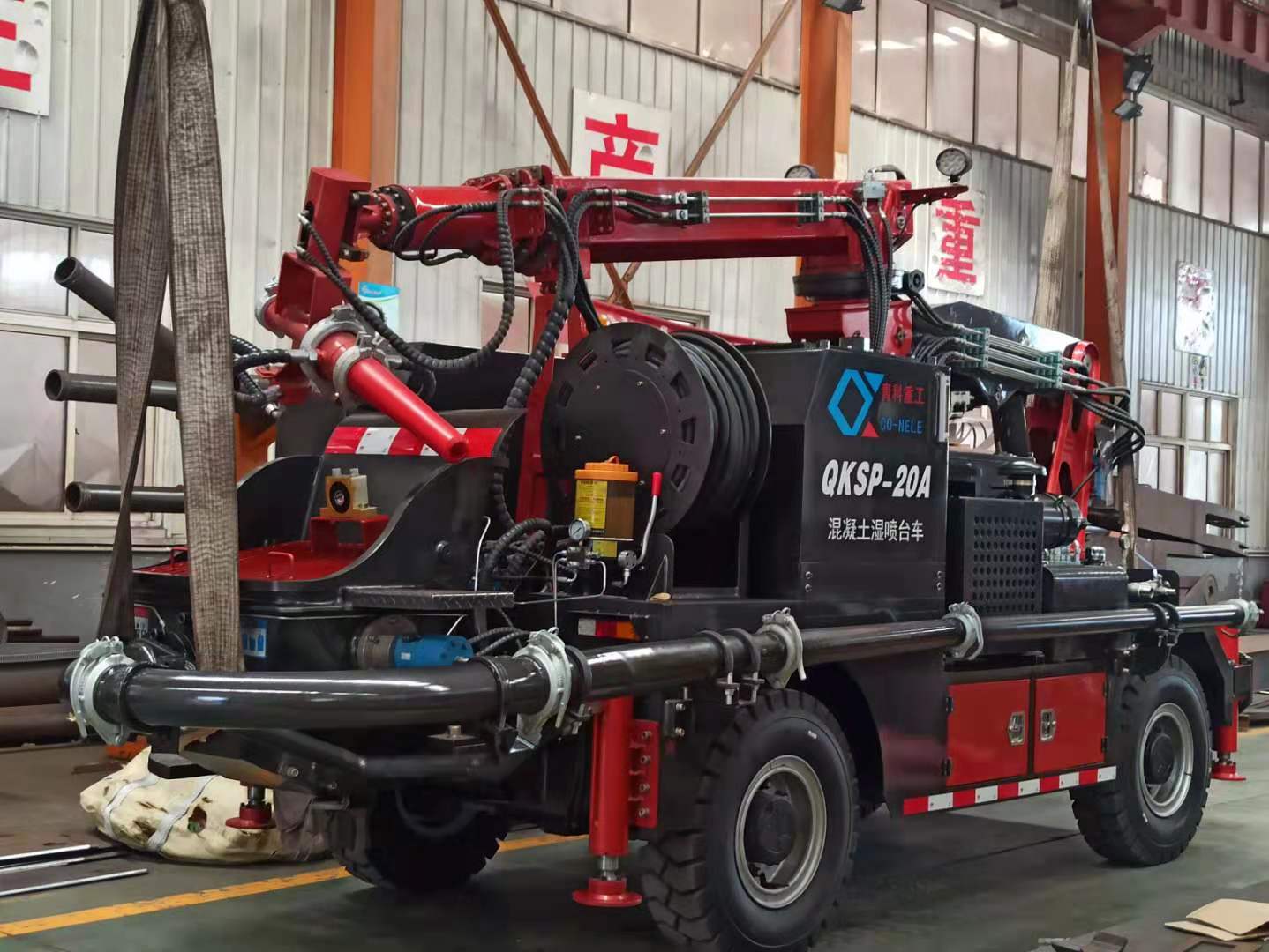 混凝土泵 青科重工 湿喷台车