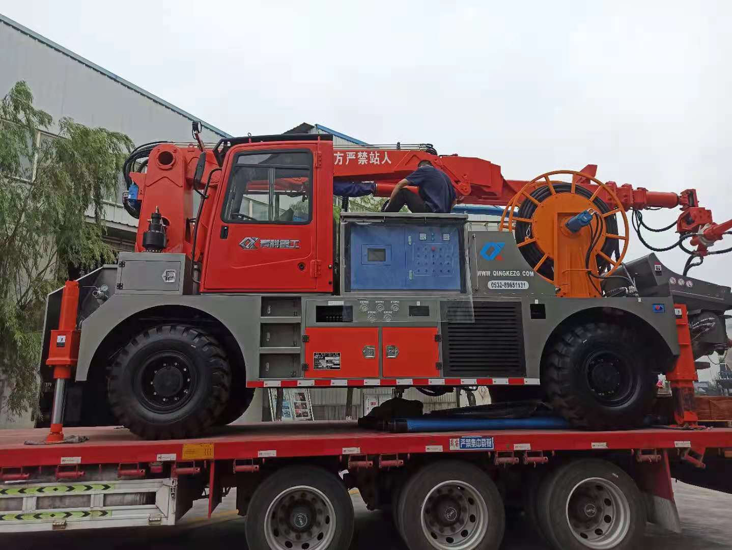 混凝土泵 青科重工 湿喷台车 混凝土泵 青科重工 湿喷台车