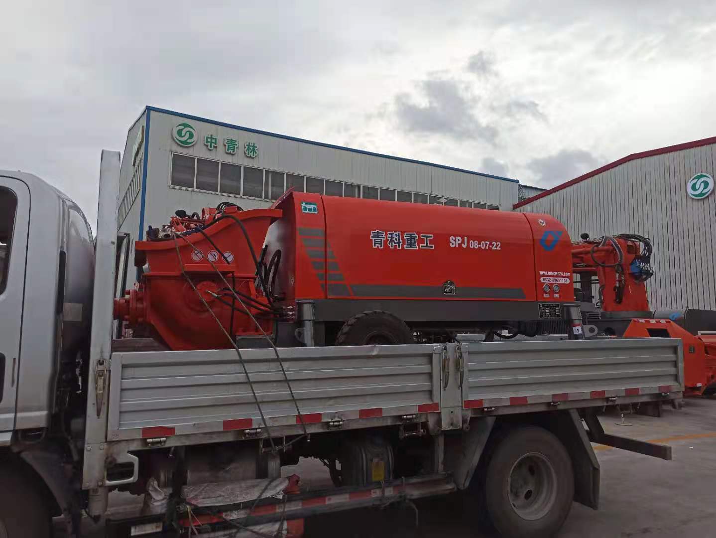 青科重工 湿喷机 混凝土泵