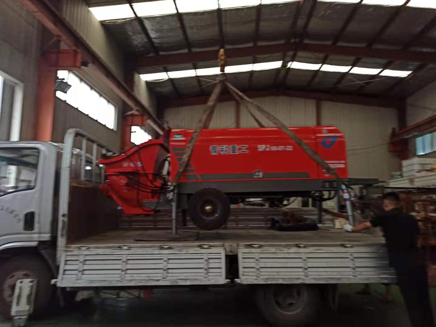 青科重工 湿喷机 混凝土泵