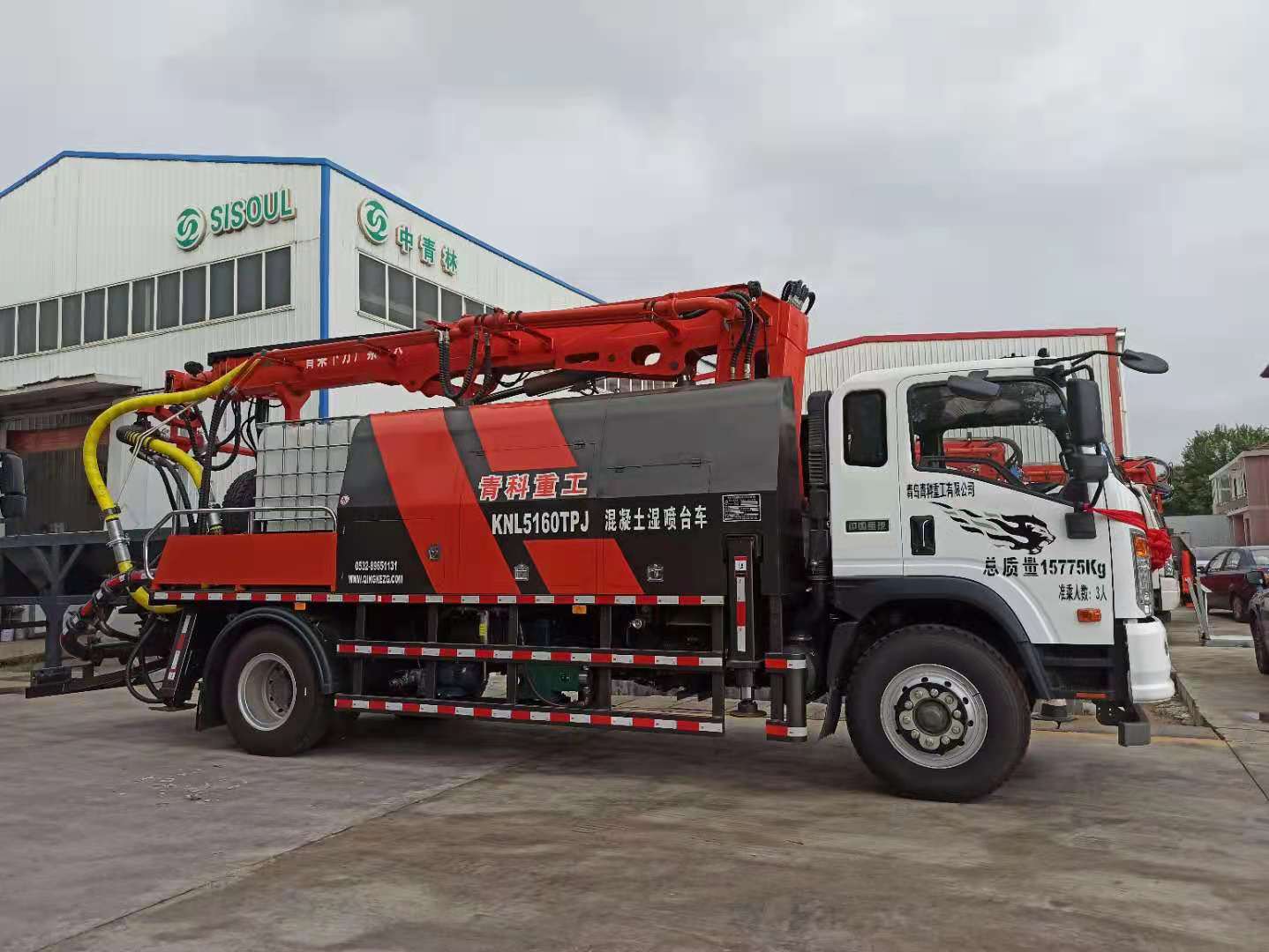 混凝土泵 青科重工 湿喷台车
