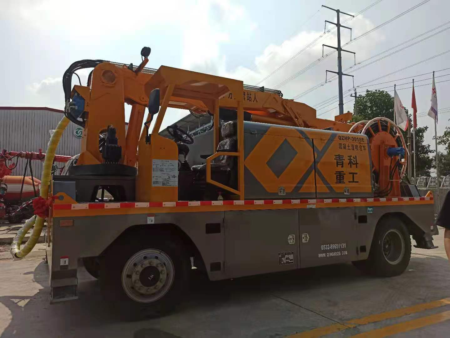 混凝土泵 湿喷台车 青科重工