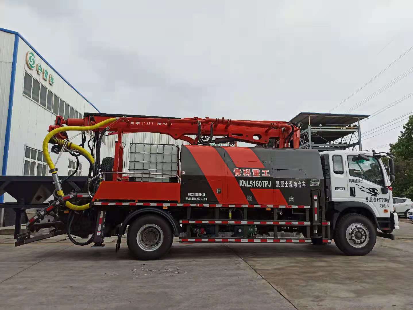 湿喷台车 青科重工 混凝土泵