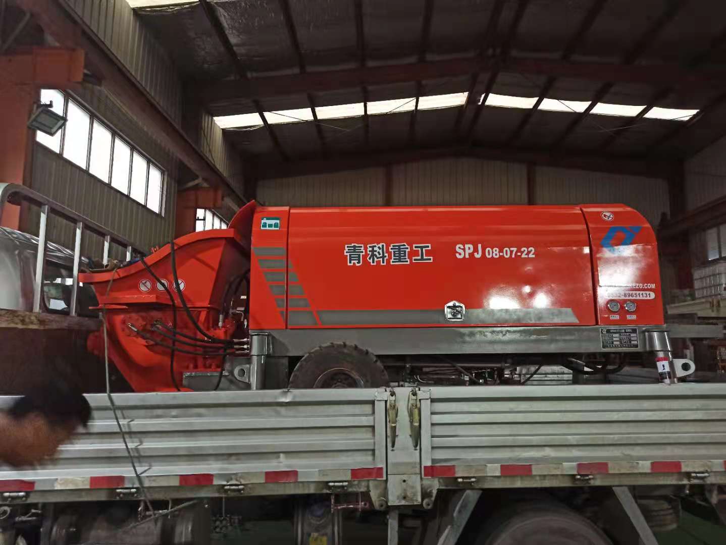 混凝土泵 湿喷台车 青科重工