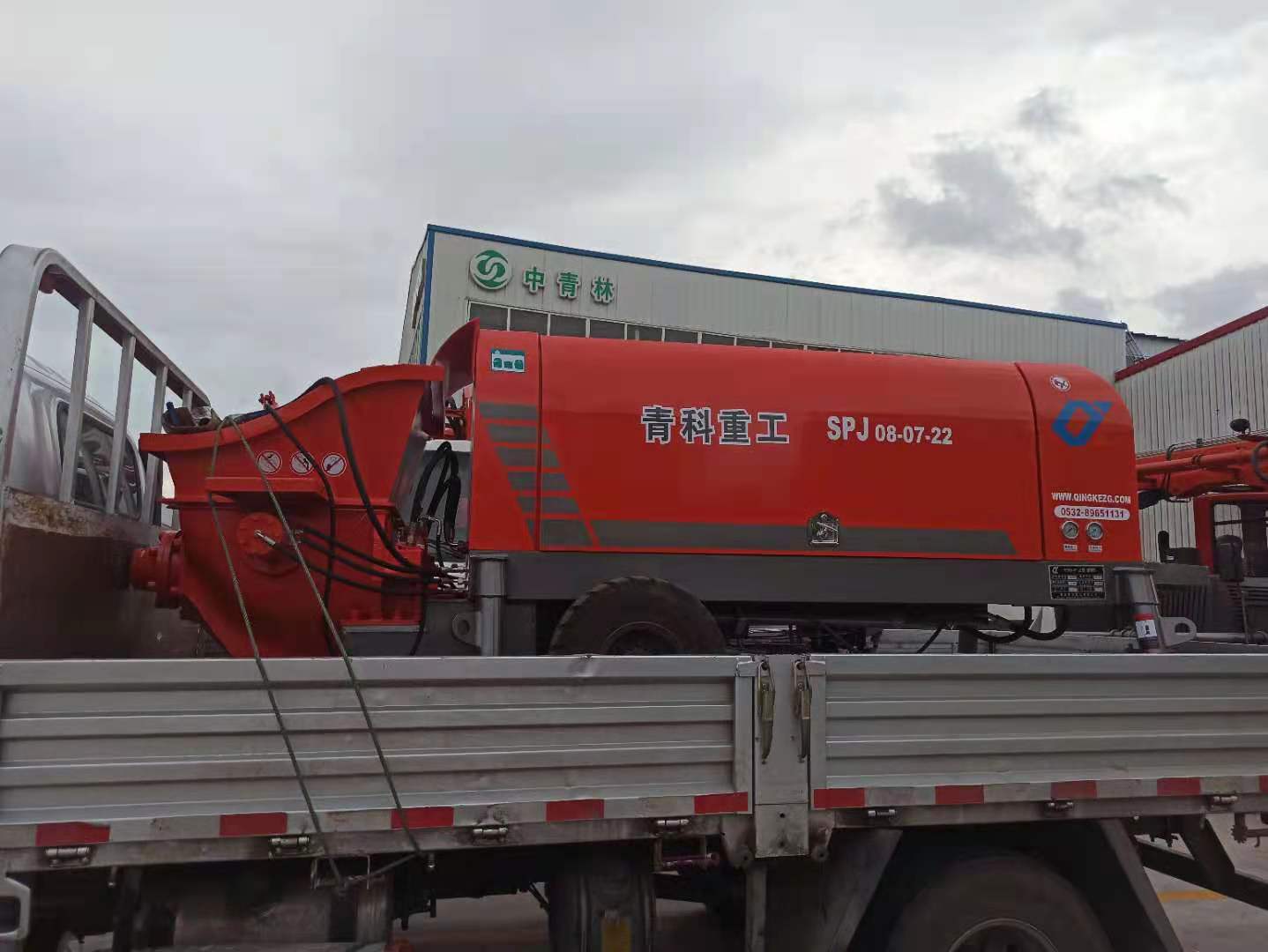 混凝土泵 湿喷台车 青科重工