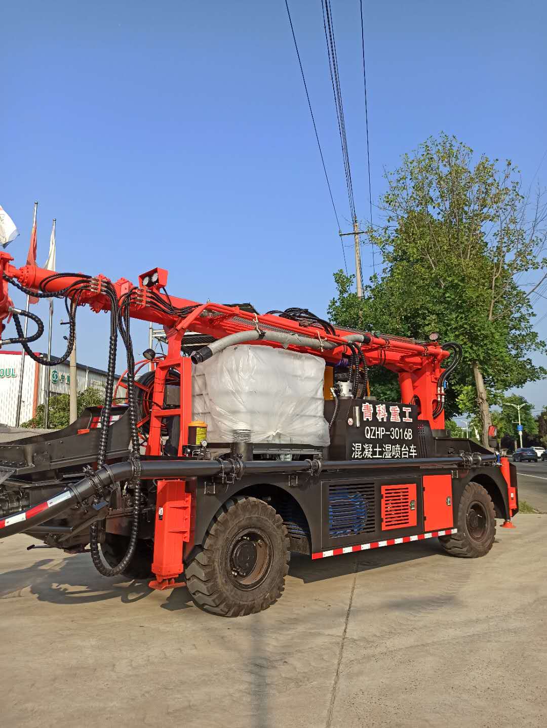 湿喷台车 混凝土泵 青科重工