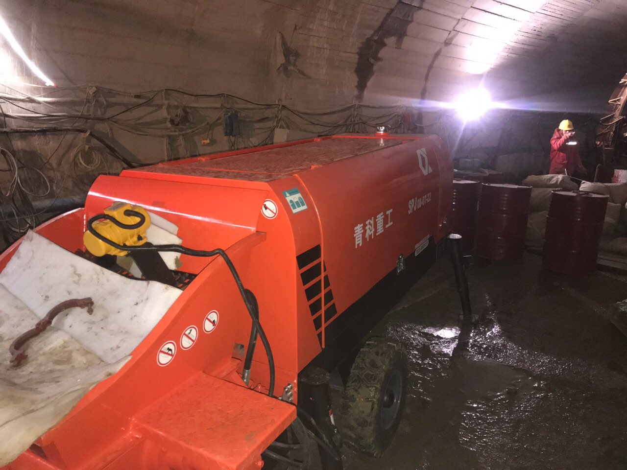 混凝土泵 青科重工 湿喷机