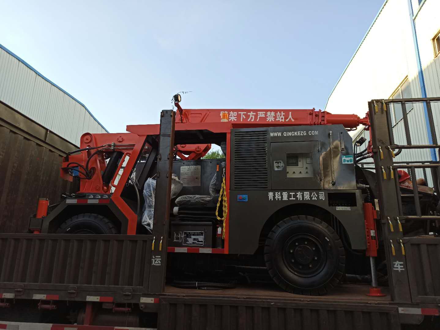 混凝土泵 湿喷台车 青科重工