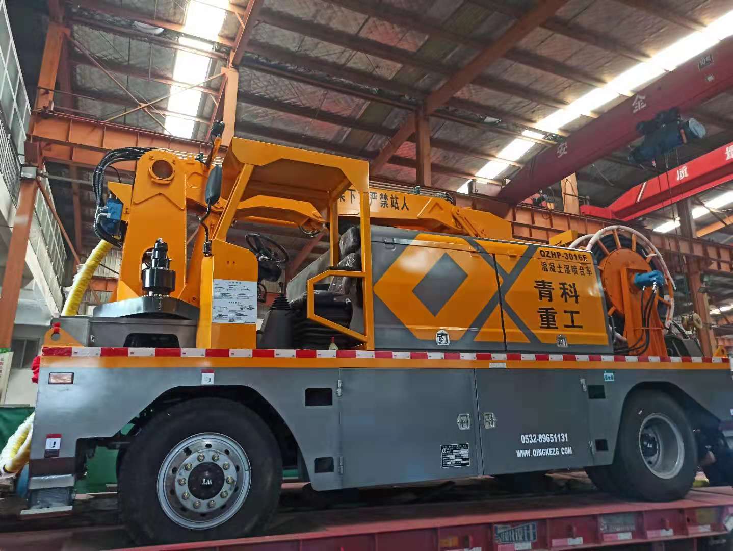 混凝土泵 青科重工 湿喷台车