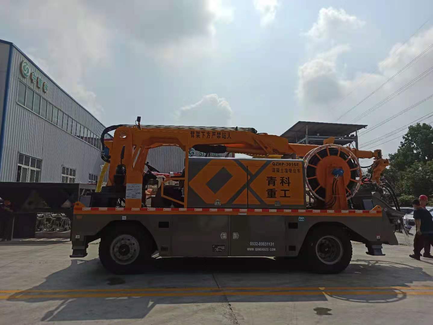 混凝土泵 青科重工 湿喷台车