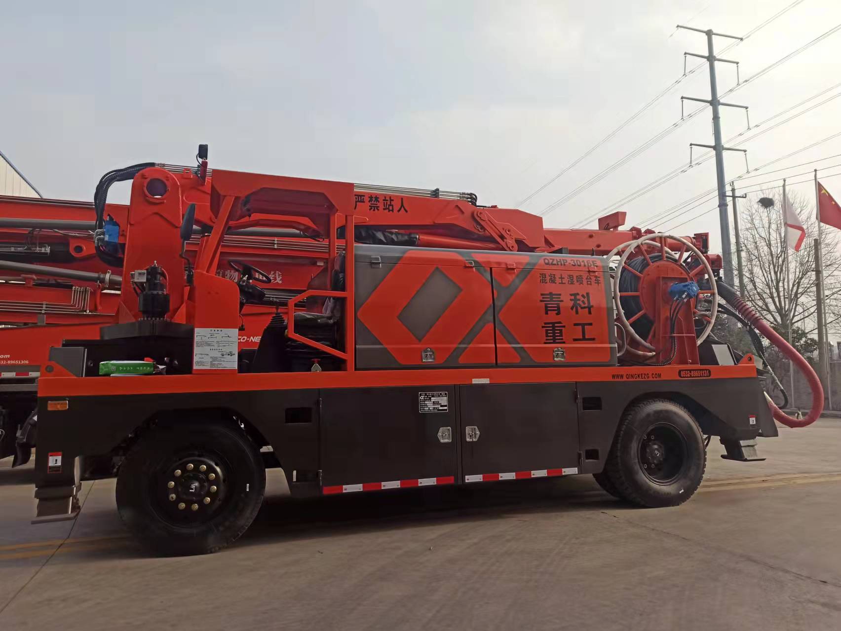 混凝土泵 青科重工 湿喷台车