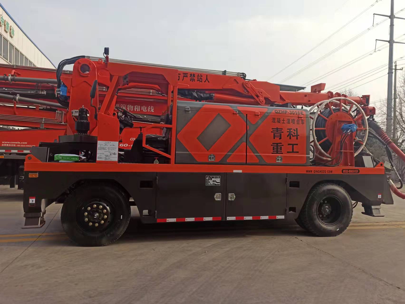 混凝土泵 青科重工 湿喷台车