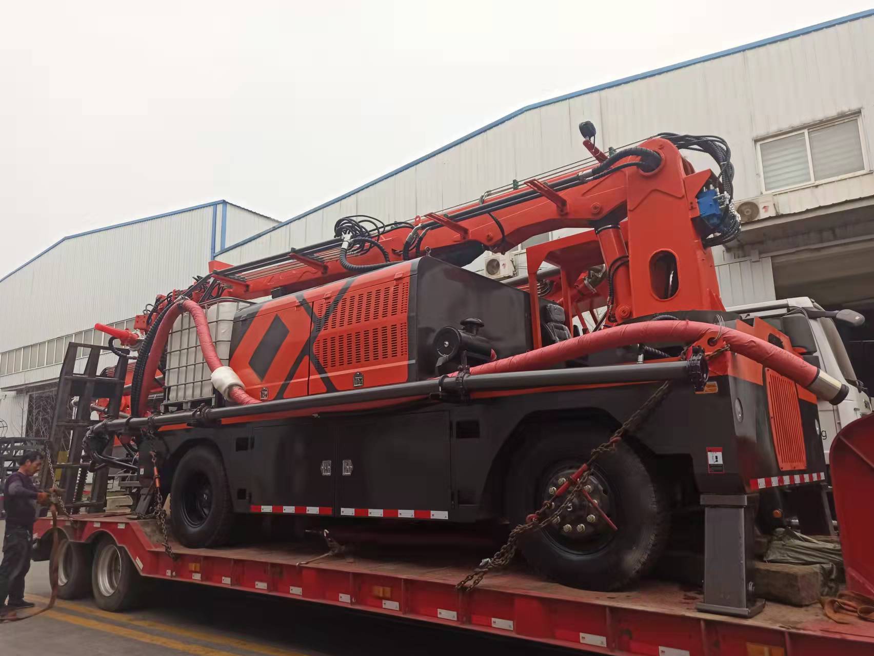 混凝土泵 青科重工 湿喷台车