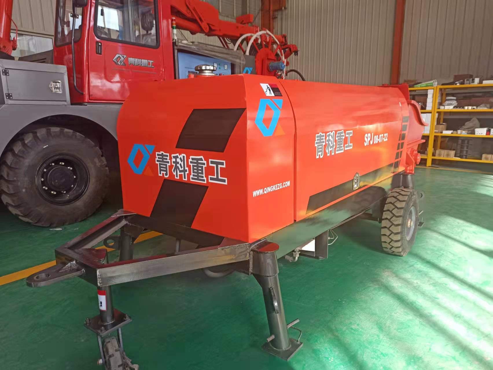 混凝土泵 青科重工 湿喷机