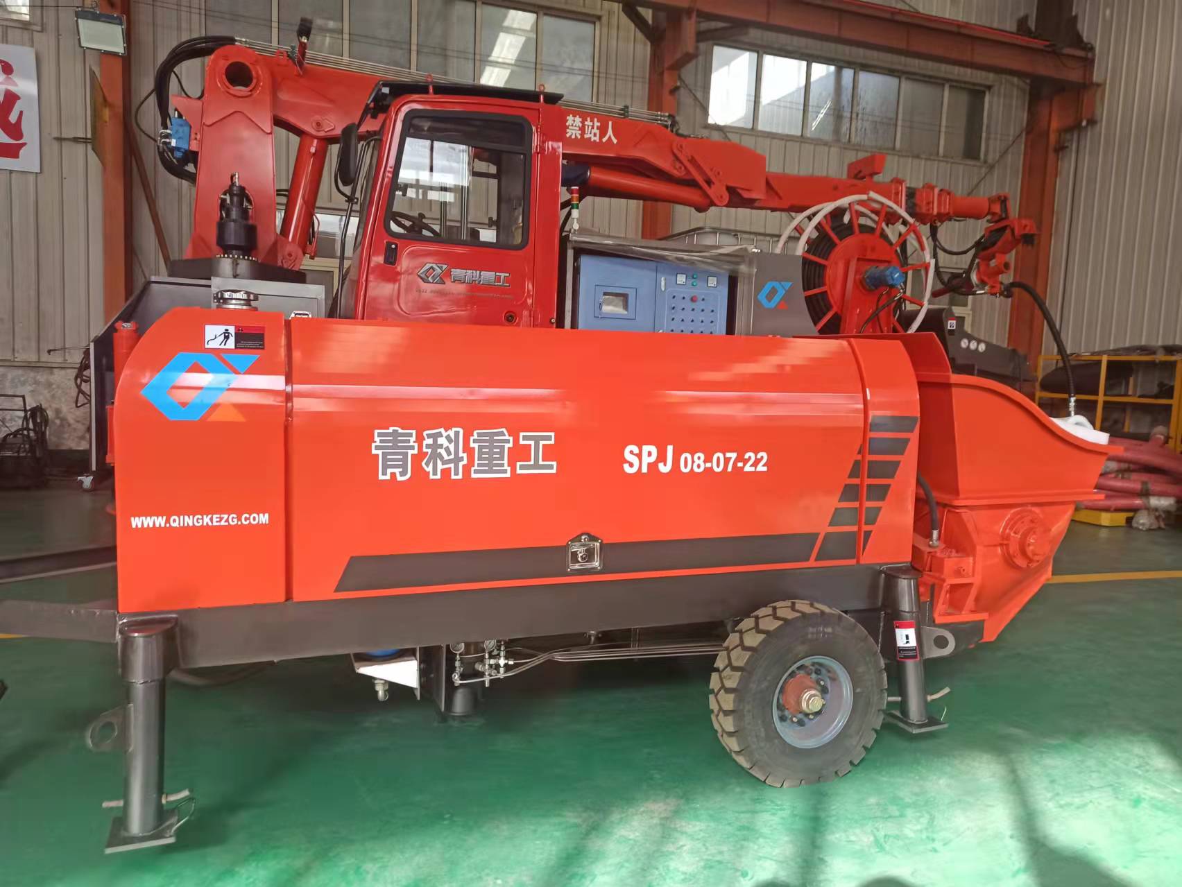 混凝土泵 青科重工 湿喷机