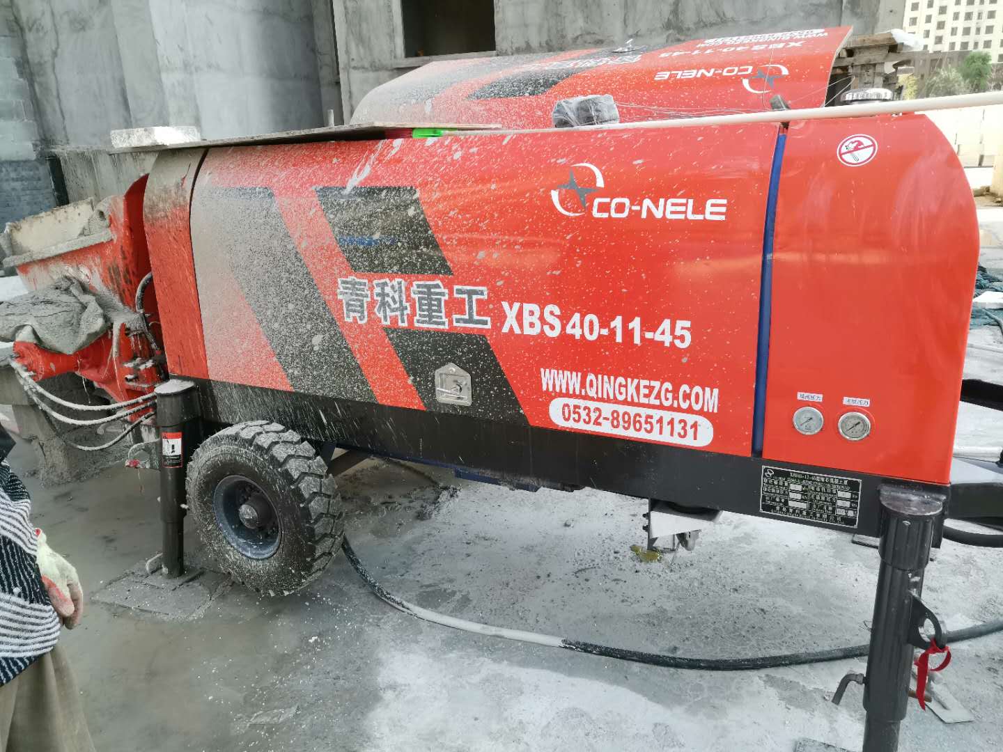 混凝土泵 青科重工 地泵