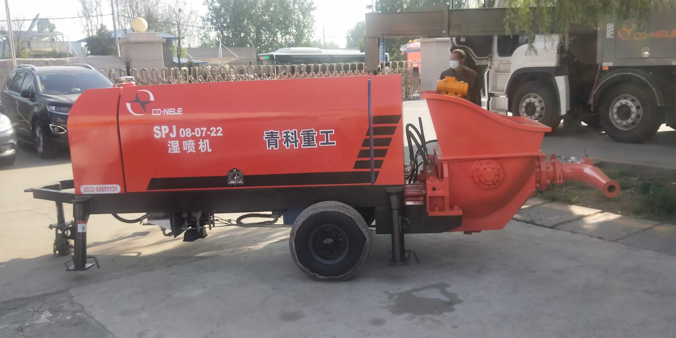 混凝土泵 湿喷机 青科重工