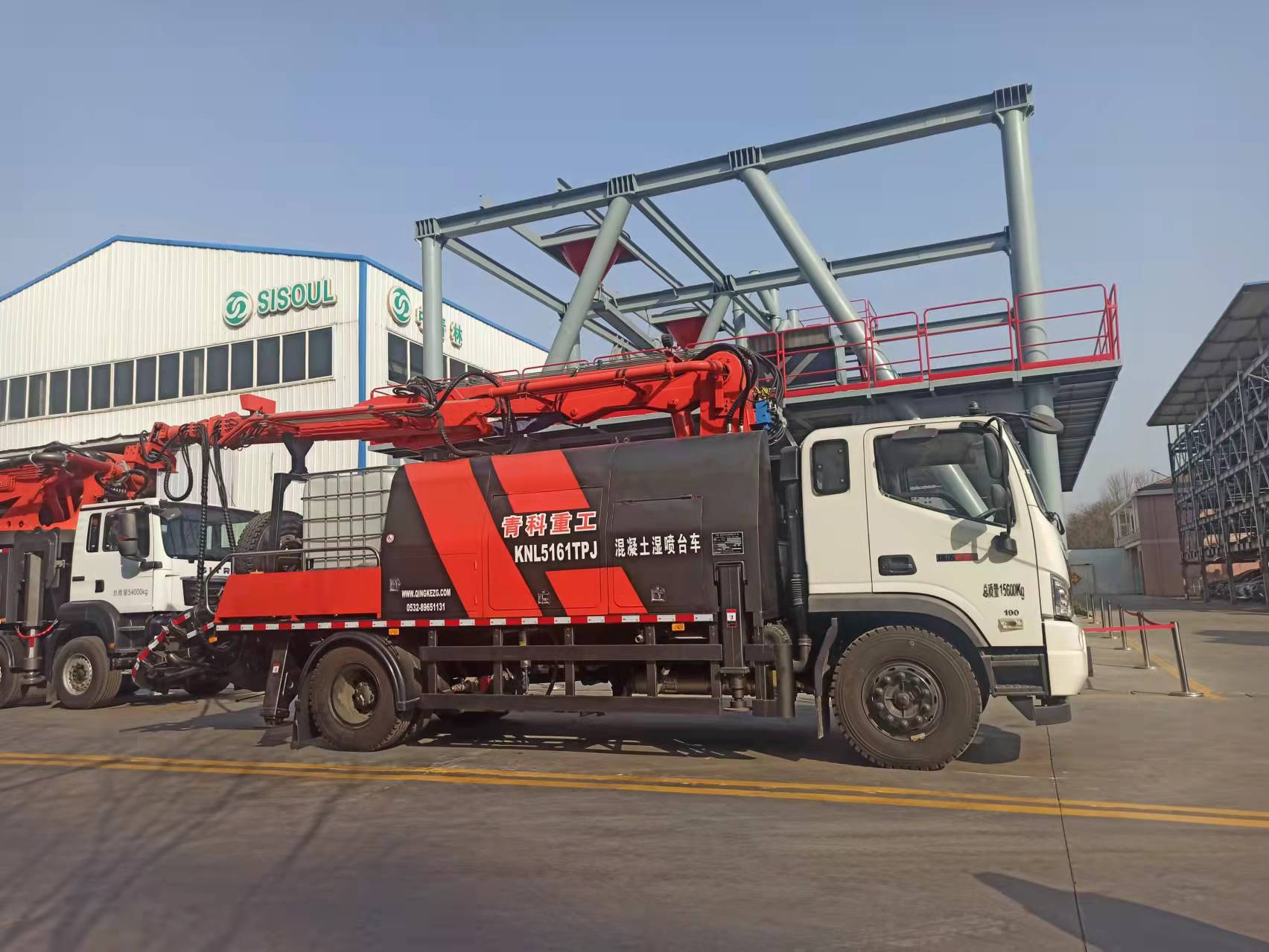 混凝土泵 湿喷台车 湿喷机械手 青科重工